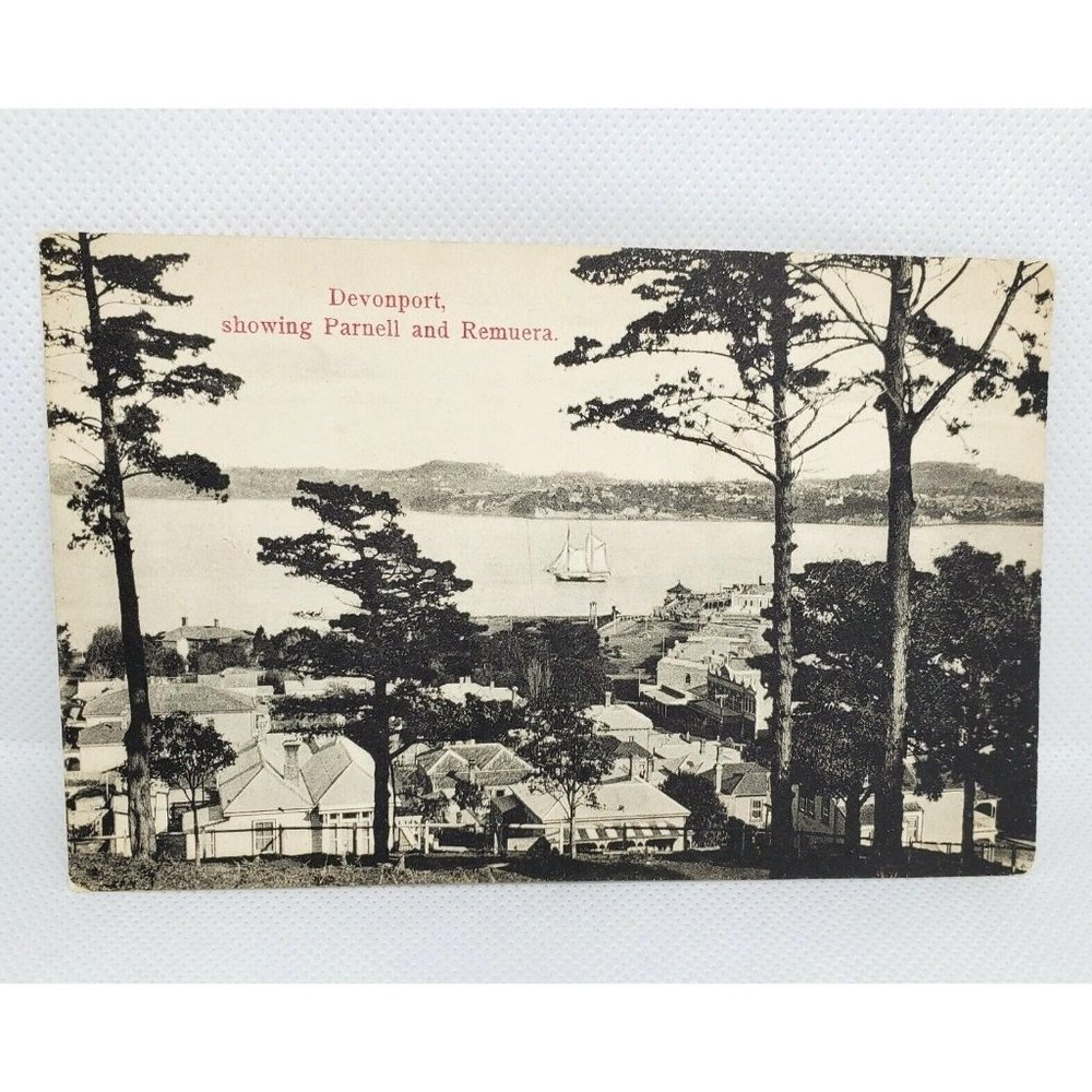 Devonport Showing Parnell And Remuera Post Card